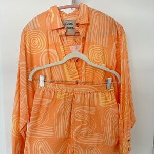 Damson Madder Matching Set – Shirt & Shorts (US 4)